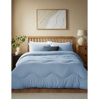 Night Lark Tufted Dots Coverless Duvet and Pillowcases Light Blue