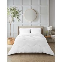 Night Lark Seersucker 10.5 Tog Coverless Duvet Set White