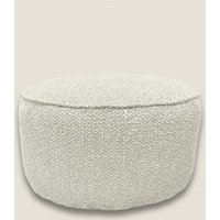 Kaikoo Boucle Pouffe Ivory