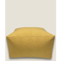 Kaikoo Brushed Pouffe Gold