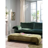 BARKER AND STONEHOUSE Orson Chenille Footstool Green