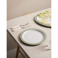 M&S X Kelly Hoppen Contrast Dinner Plate Green Mix