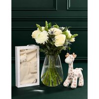 M&S Flower Market New Baby Rose & Thistle Bouquet with Baby Set (0-3 months)