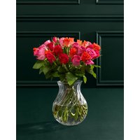 M&S Flower Market Radiant Rose Abundance Bouquet with Vase