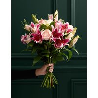 M&S Flower Market Pink Lily & Lisianthus Bouquet