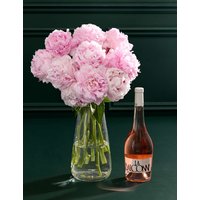 M&S Flower Market Pink Peony Bouquet with Balconne Rose