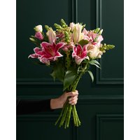 M&S Flower Market Rose Lily & Lisianthus Bouquet