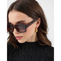 ACCESSORIZE Premium Square Sunglasses Brown Mix