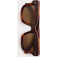 Autograph Chunky Polarised Sunglasses Light Brown