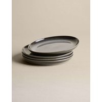 M&S Set of 4 Amberley Reactive Side Plates Grey