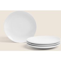M&S Set of 4 Maxim Coupe Side Plates White