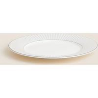 M&S Hampton Stripe Side Plate Grey Mix