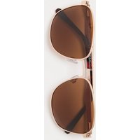 M&S Metal Navigator Polarised Sunglasses Gold