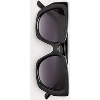 M&S Square Buckle Aviator Sunglasses Black