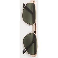 M&S Angular Metal Frame Sunglasses Gold Mix