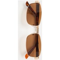M&S Metal Polarised Sunglasses Silver