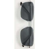 M&S Metal Polarised Sunglasses Gold