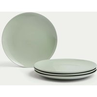 M&S Set of 4 Stoneware Dinner Plates Sage