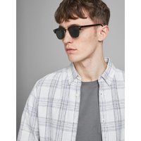 JACK & JONES Square Sunglasses Brown Mix