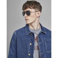 JACK & JONES Aviator Sunglasses Black