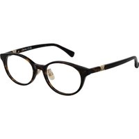 Max Mara Womens Round Acetate Eyeglasses - Black - One Size
