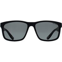 Nike Rectangular Mens Shiny Black Grey Polarized Cruiser P FQ4678 - One Size