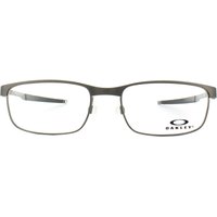 Oakley Unisex Glasses Frames Steel Plate OX3222-02 Powder Cement - Grey Metal - One Size