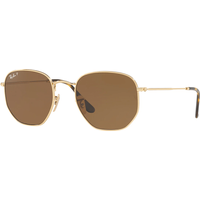 Ray-Ban Hexagonal RB3548N 001/57 51 Polarised Sunglasses